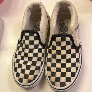 Kids checkered vans
